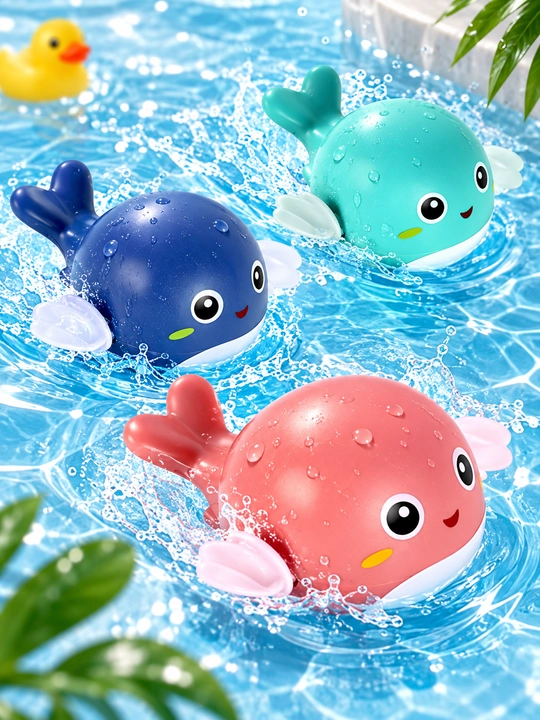 Игрушка для детей для игры в ванной с движущимися шариками, набор из 3 штук