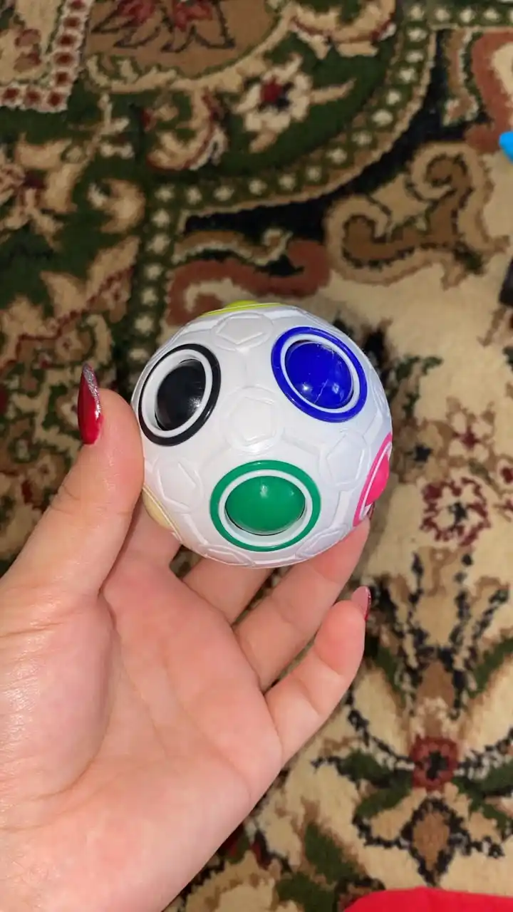 Головоломка шар Орбо QY Toys, логическая игра с цветными шариками