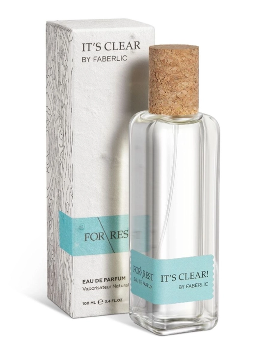 Erkaklar uchun It's Clear ForRest ifori, yog‘ochli yashil hid, Italiya atiri 100 ml