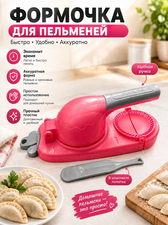Формочка для приготовления пельменей - 
