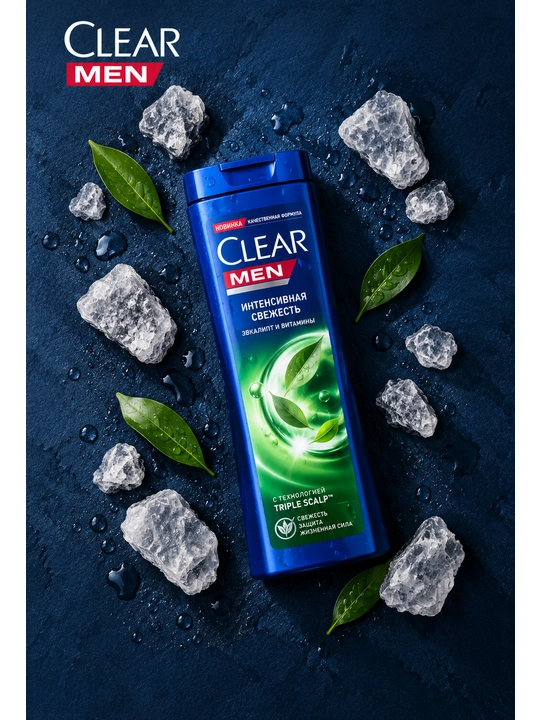 Clear shampuni, 180 ml, 5 dona