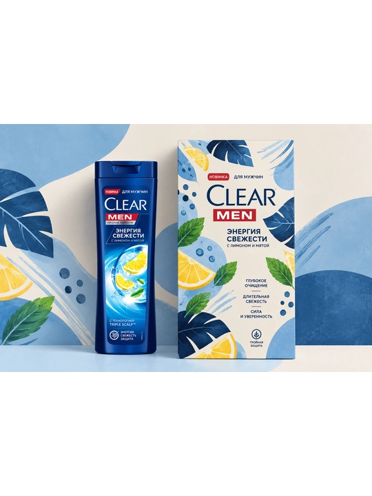 Clear shampuni, 180 ml, 5 dona