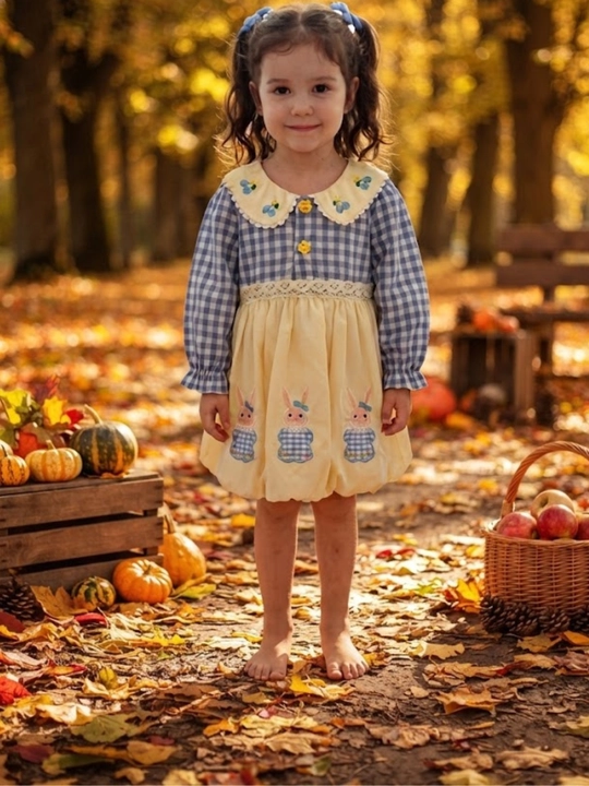 Платье для девочек 2-6 лет, сшито в королевском стиле