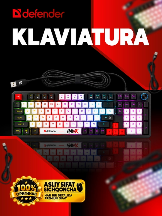 Клавиатура Defender Hawk GK-418 - 