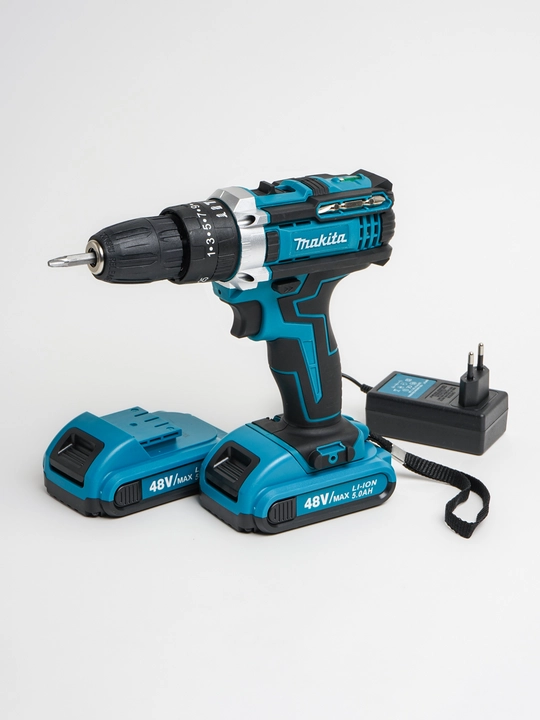 Makita Akkumulyatorli Drel-Shurupovyort, 12V, 24 va 54 Predmetli To‘plam, 2 Akkumulyatorli