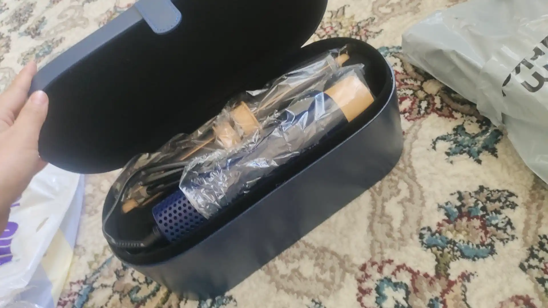 Styler soch uchun fen , 6 in 1, havoda tekislash va avtomatik tekislash