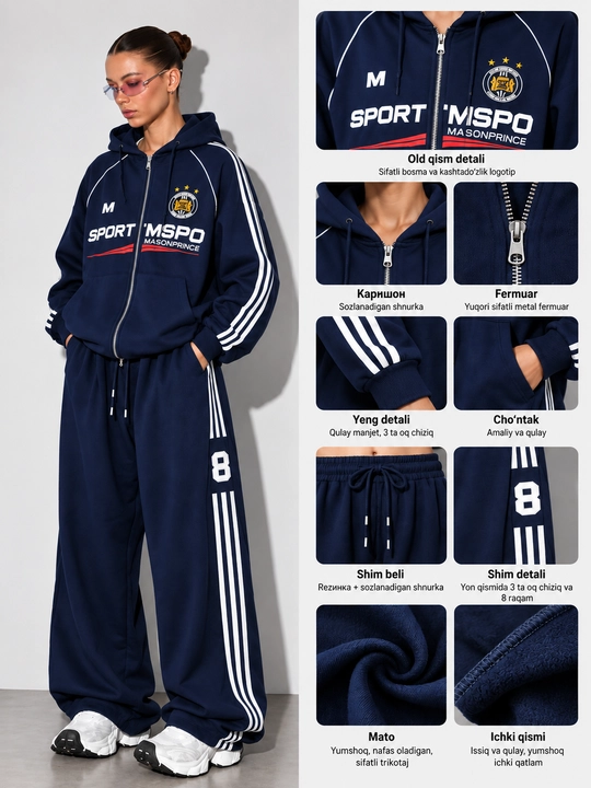 Ayollar sport kiyimlari, ayollar sport kostyumlari, sport kiyimlar, kundalik kiyimlar