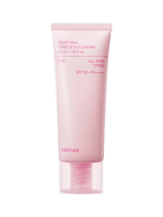 Celimax Heart Pink Tone Up yuz uchun quyoshdan himoya kremi SPF50+ PA++++, 40 ml - 