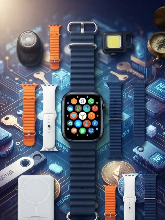 Mini proyektor, elektr soqol olgich, Powerbank va Smart Watch, 3 ta remeshok bilan