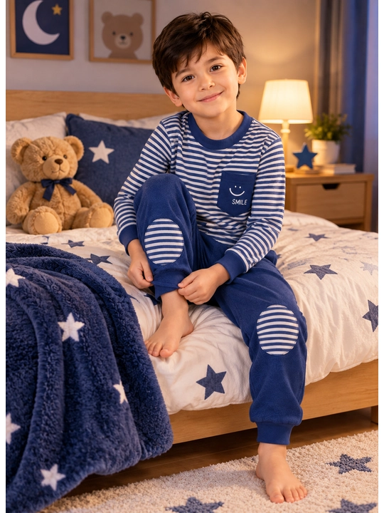 Pijama, O‘g‘il bolalar uchun uzun yengli pijama - 