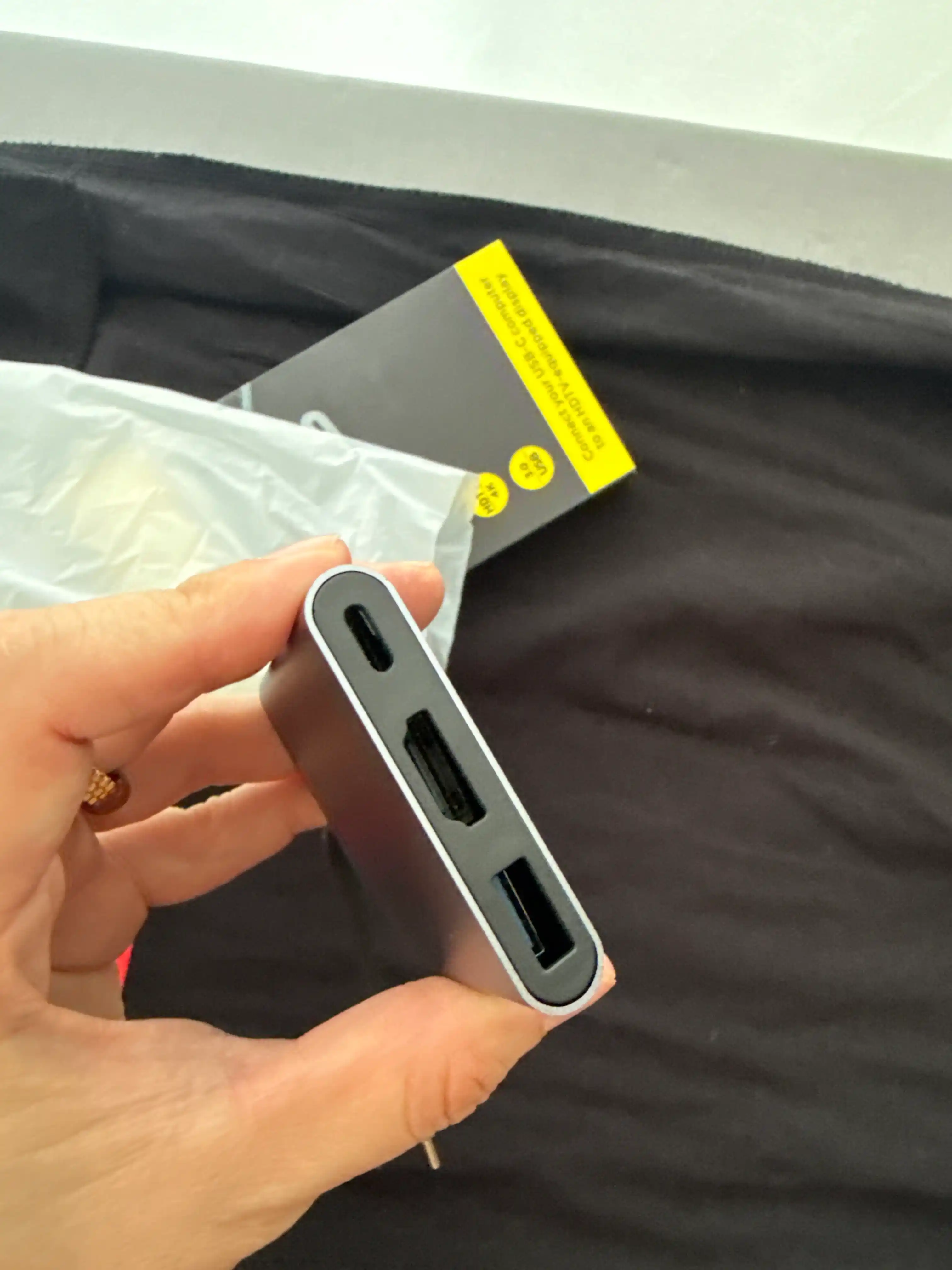 Адаптер Type-C на HDMI 4K с USB 3.0 и PD зарядкой для ноутбука