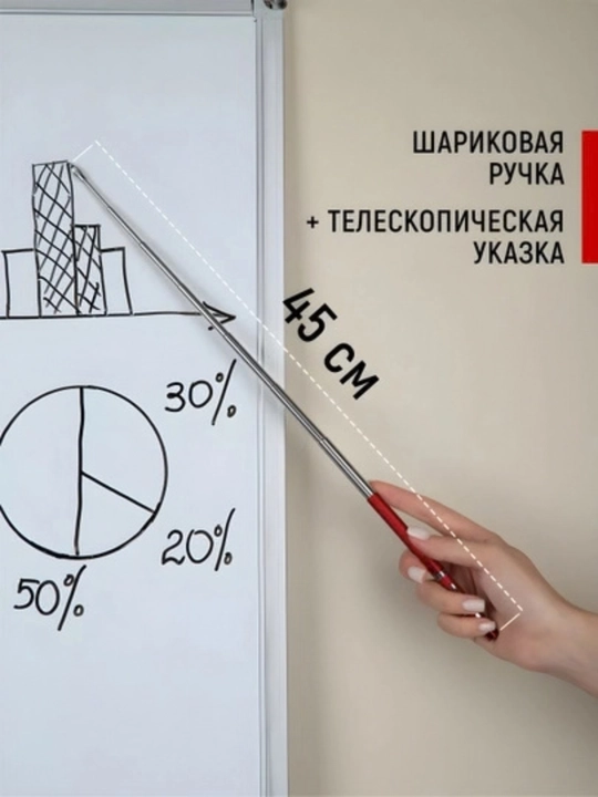 Указка ручка для учеников и преподавателей, указка, лазер, фонарик, магнит