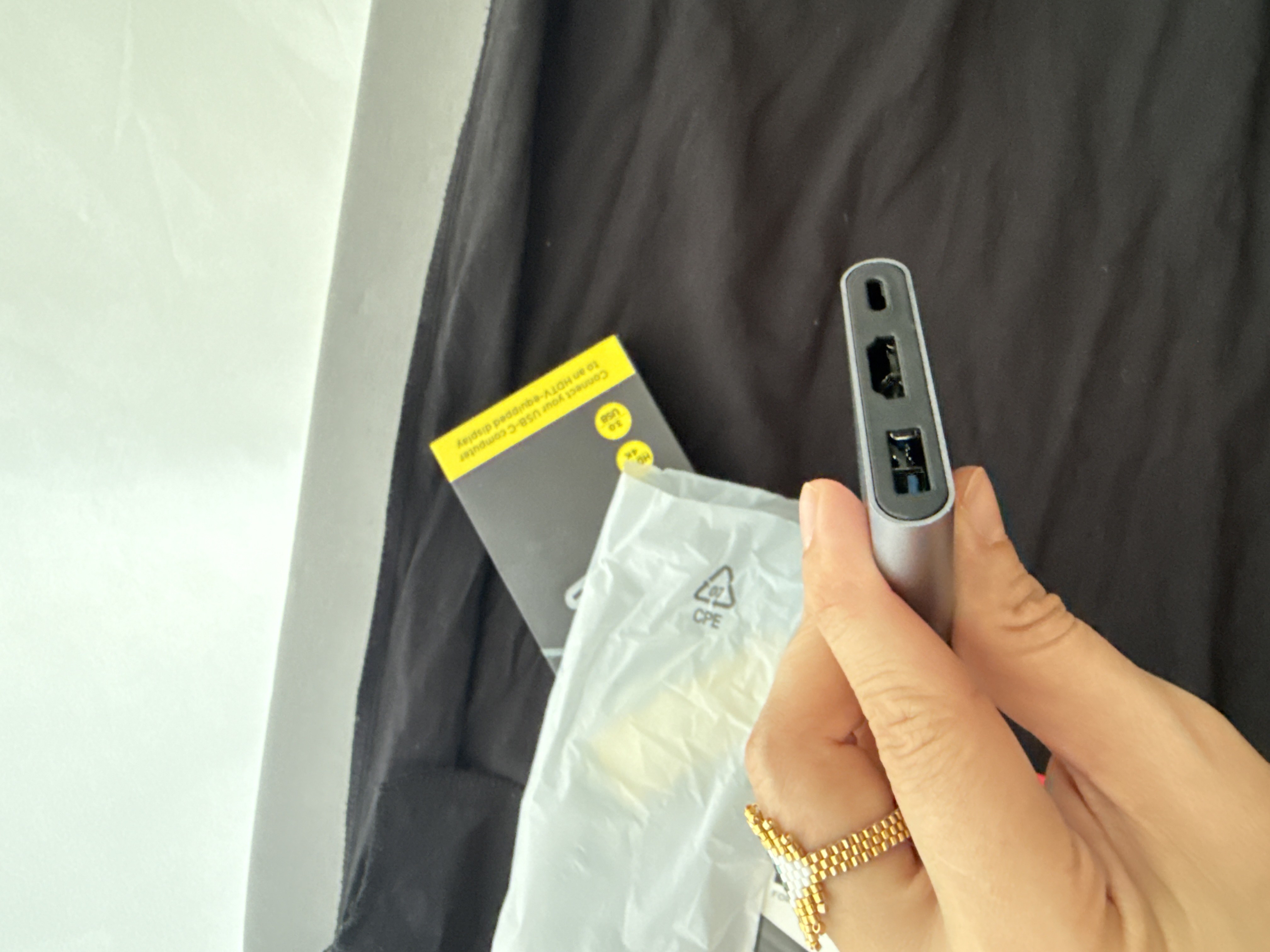 Адаптер Type-C на HDMI 4K с USB 3.0 и PD зарядкой для ноутбука