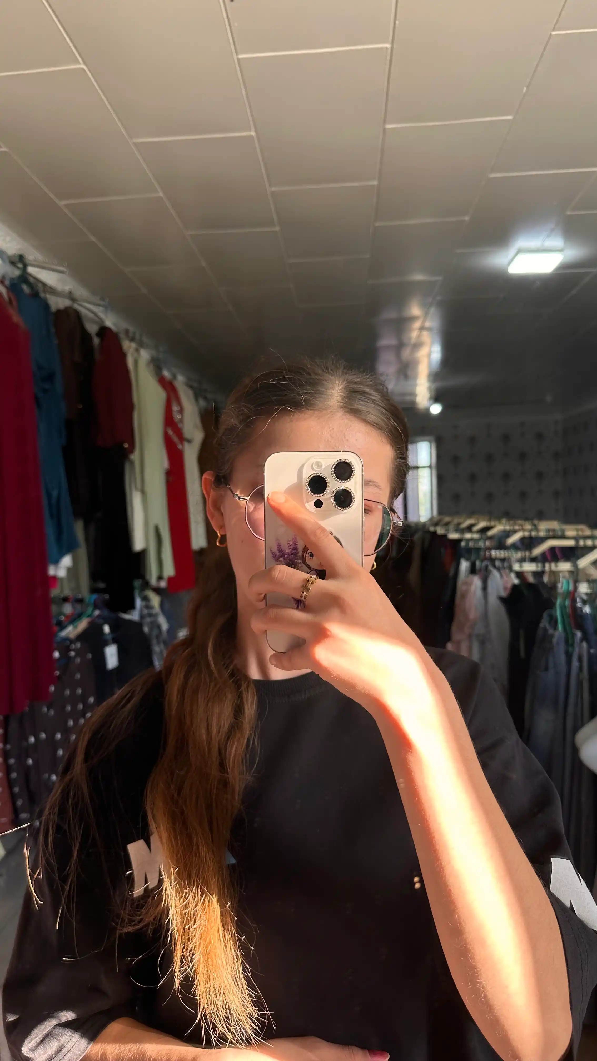 IPhone 11, 12, 13 mini, 14, 15, 16, 17 Pro, Pro Max kameralari uchun himoya oynasi