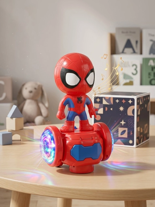 Musiqiy interaktiv o'yinchoq Spider-Man Balance Car - 