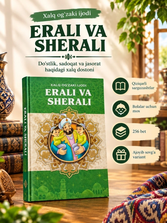 Erali va Sherali doston, xalq og'zaki ijodi, 256 bet - 