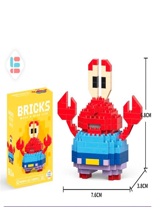Игрушка-конструктор из мини блоков 3D, 42 вида