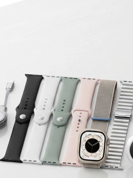Mini kolonka, AirPods, Smart Watch va USB kabel, qo‘shimcha remeshoklar bilan