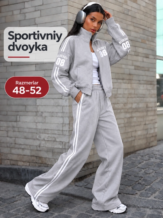 Ayollar uchun sport kastyumi davoykali, ayollar uchun dvoyka, Qizlar uchun dvoyka 48-52