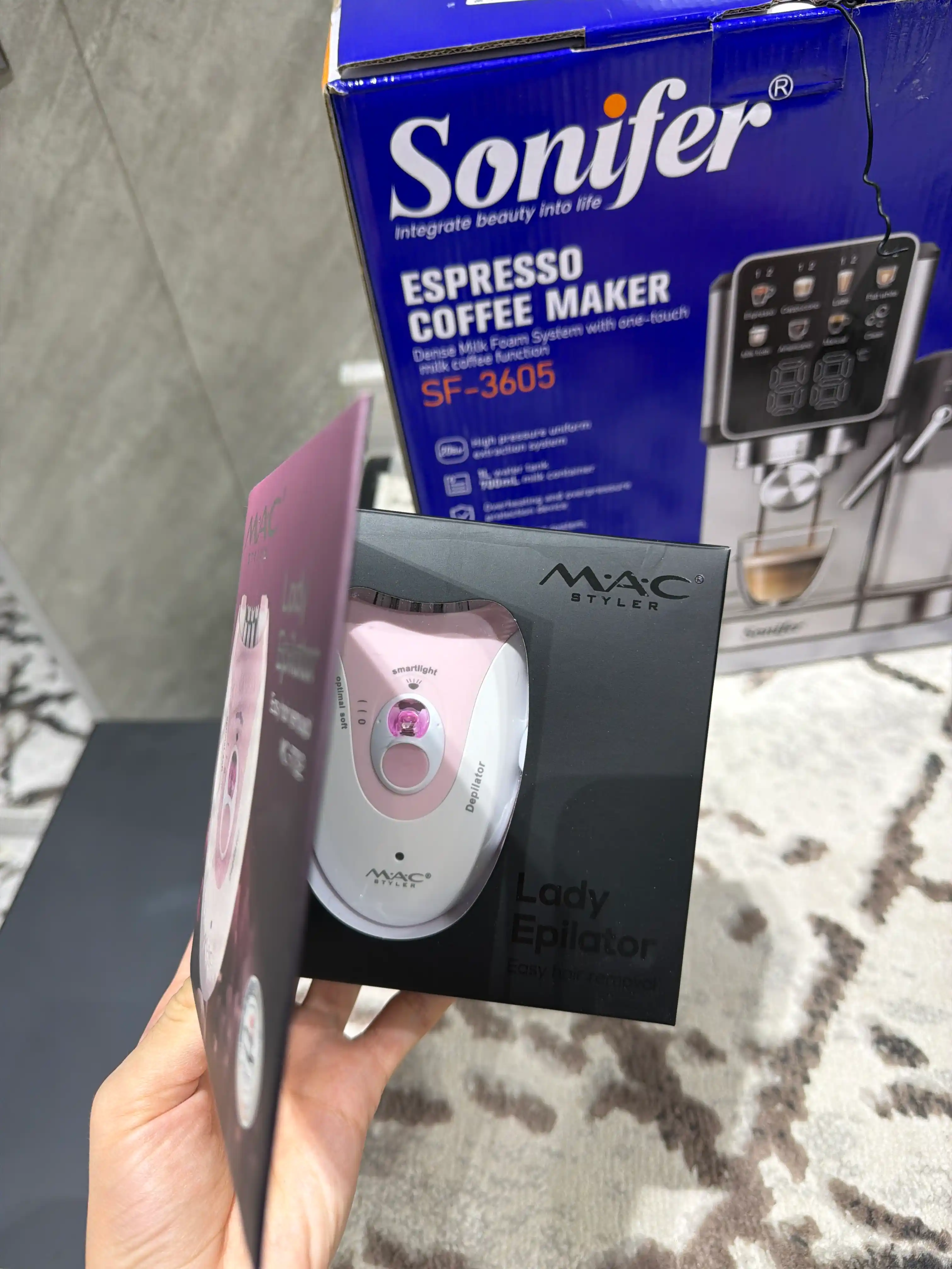 Simsiz epilyator M.A.C. Styler, ayollar uchun professional depilyator