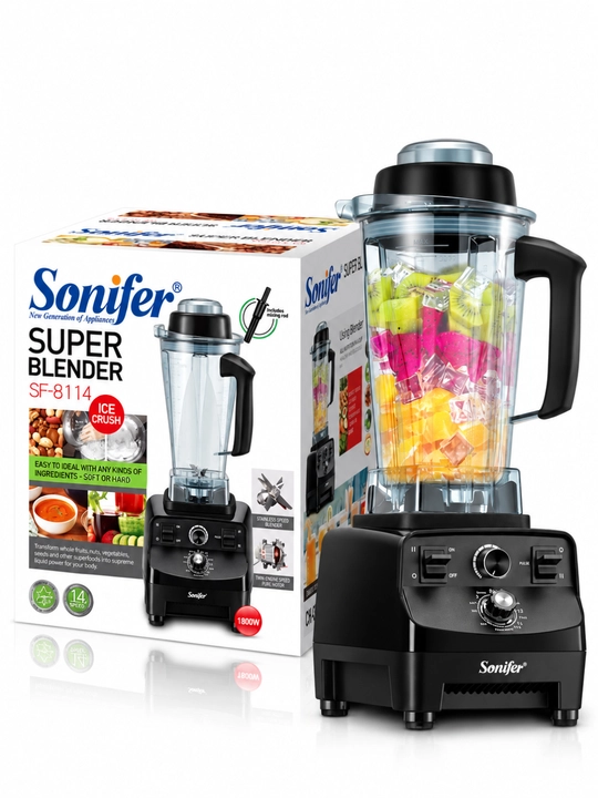 Блендер Sonifer SF-8114 стационарный с колкой льда 1800 Вт