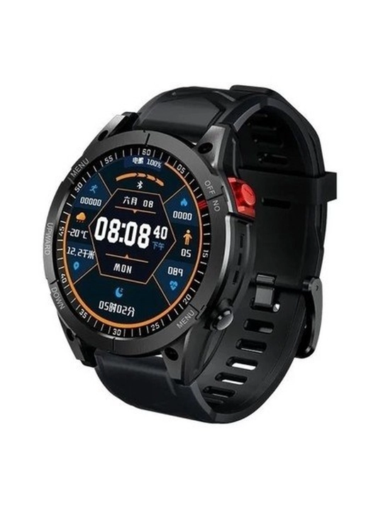 Smart soat GS Wear GS Fenix7, AMOLED 1,39", Bluetooth qo‘ng‘iroq, NFC, IP68