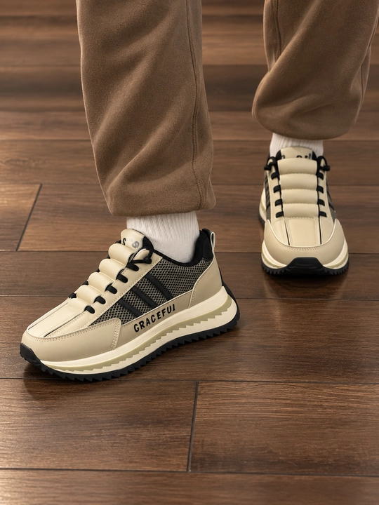 Erkaklar uchun krossovka, kundalik sport oyoq kiyimi, casual, qalin taglikli model