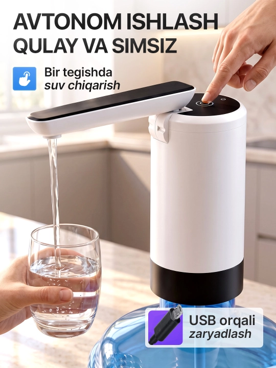 Avtomatik elektr nasos, suv uchun pompa elektronli, aqlli nasos