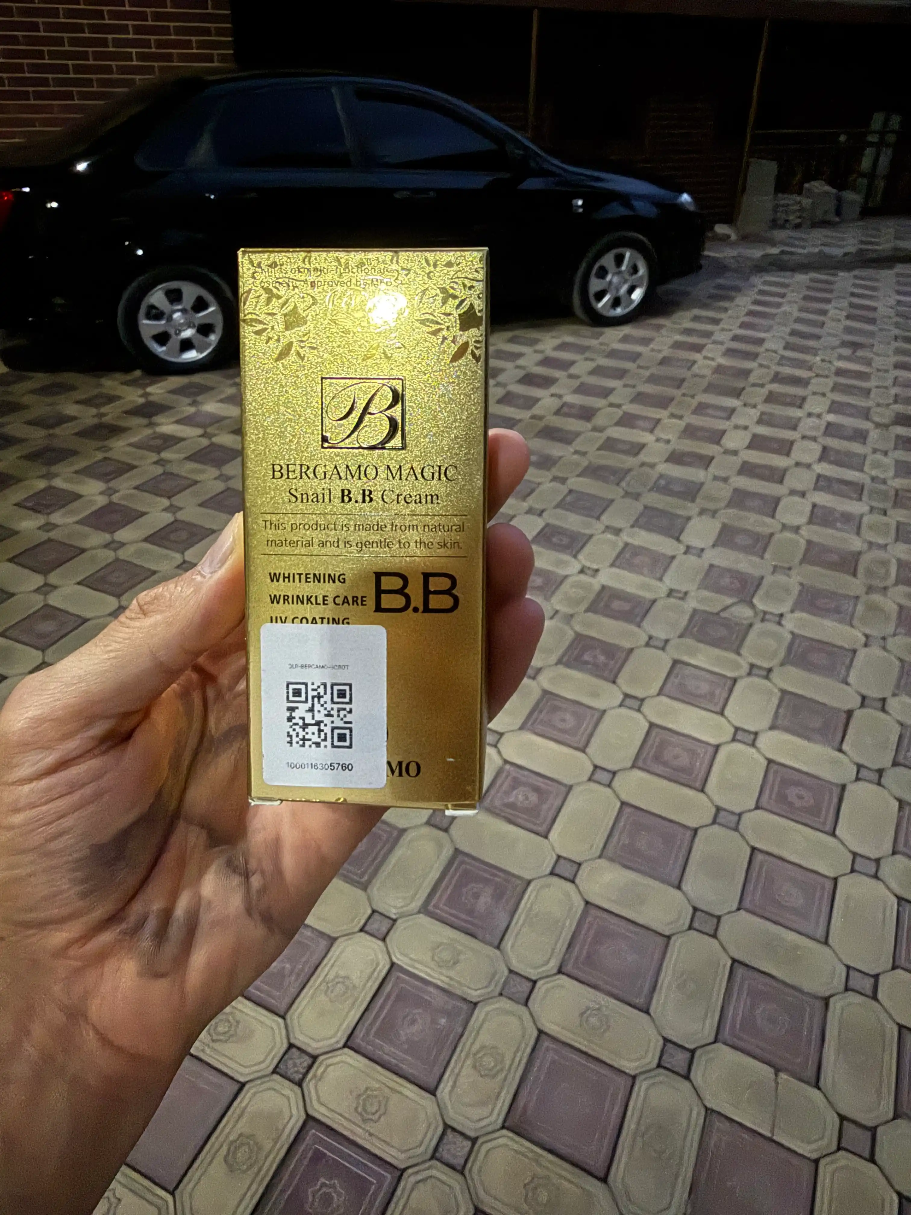 Тональный крем для лица Bergamo CROME SNAIL BB SPF50, многофункциональный отбеливающий, 50