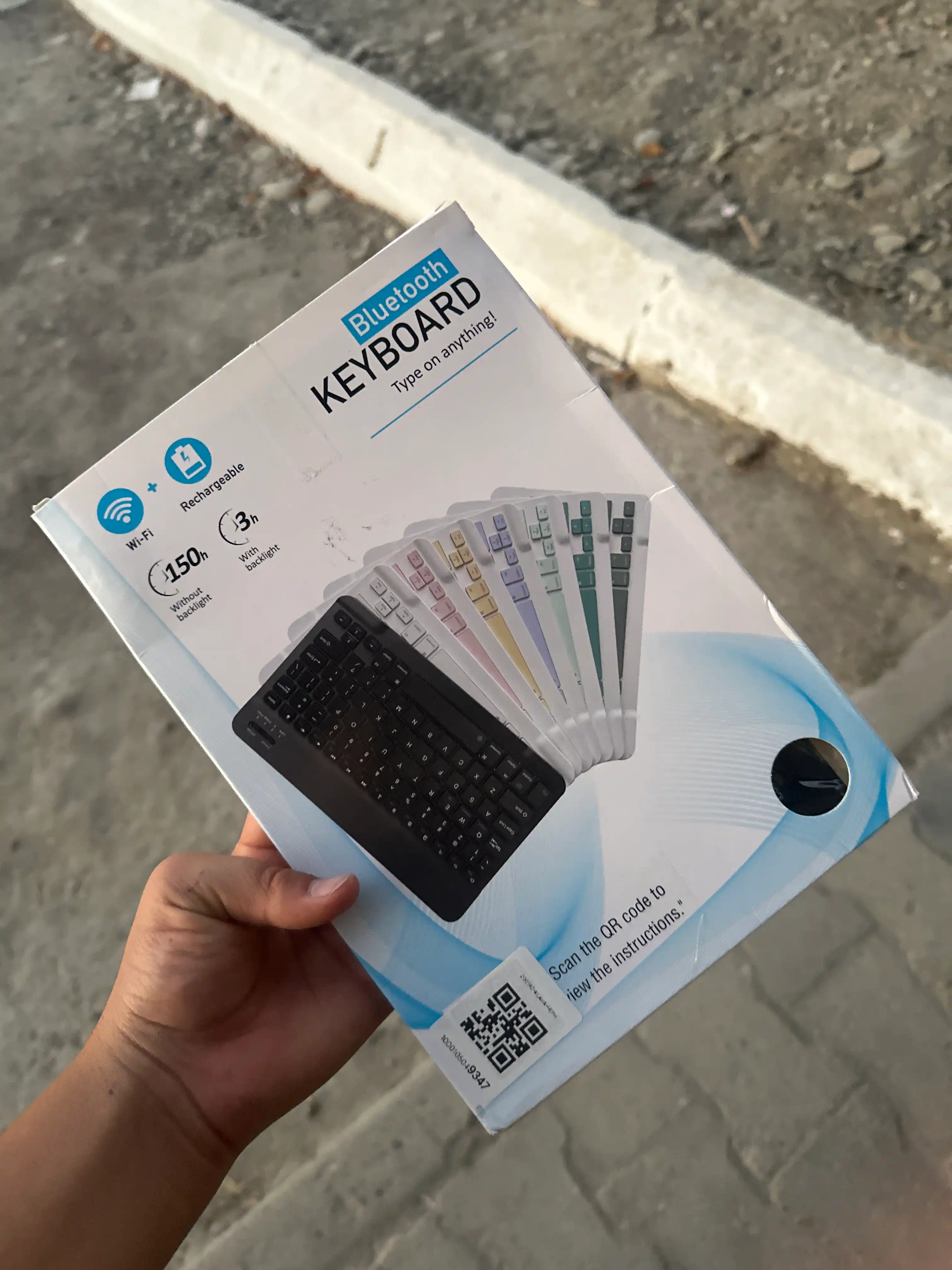 Planshet uchun simsiz Bluetooth klaviatura, ixcham va qulay, ish uchun mos, ipad uchun