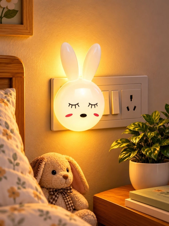 LED ночник с датчиком освещённости, декоративный светильник в форме домика