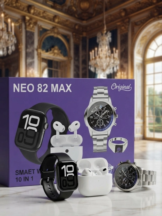 Qo‘l soati, uzuk, AirPods va Smart Watch, qo‘shimcha remeshoklar bilan