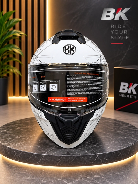 BK900 FLAME motoshlem, integral kaska, motosikl va skuter uchun - 
