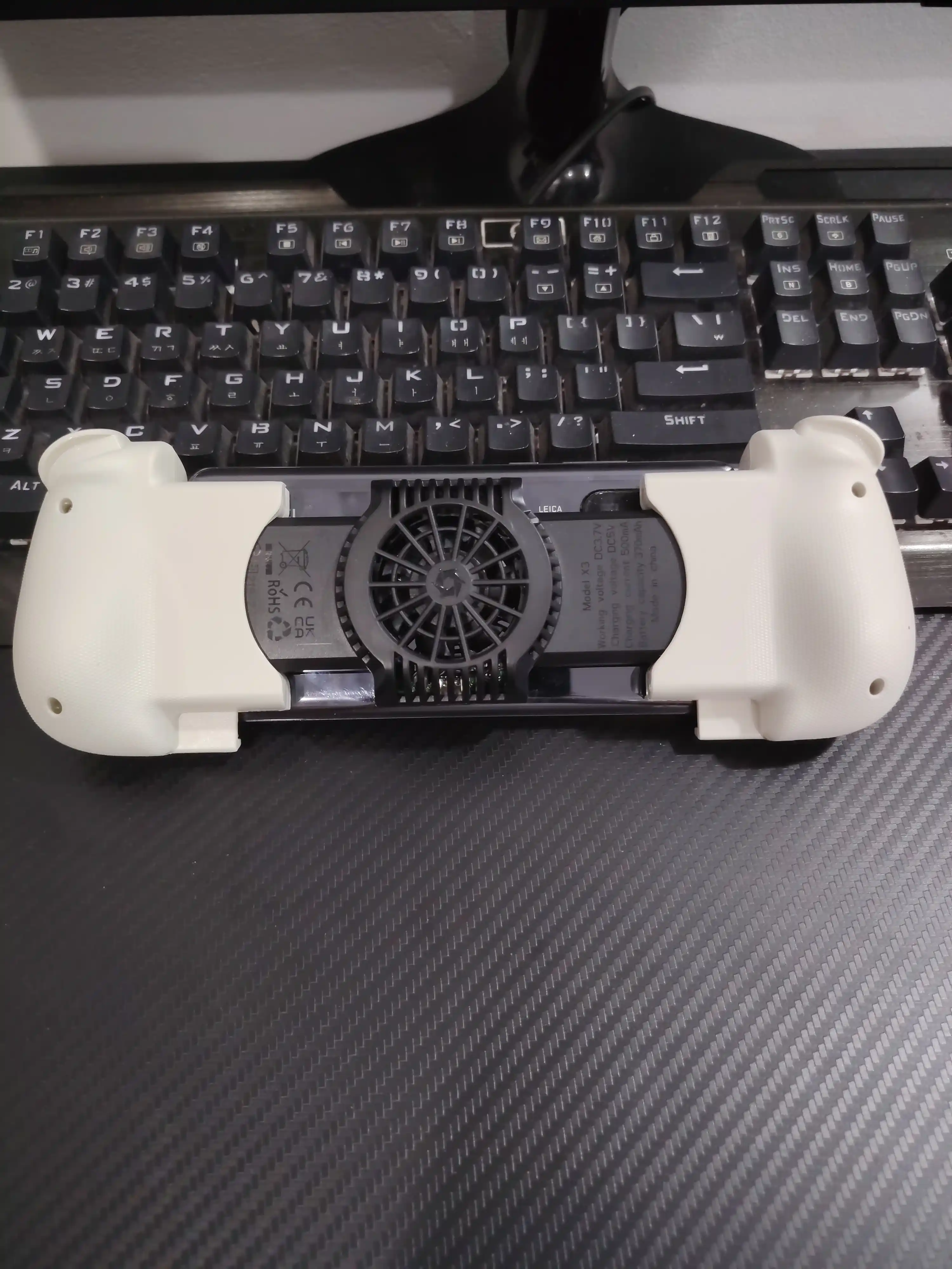 DATAFROG telefoni uchun geympad o‘rnatilgan Bluetooth sovutgichi bilan Android aloqasi