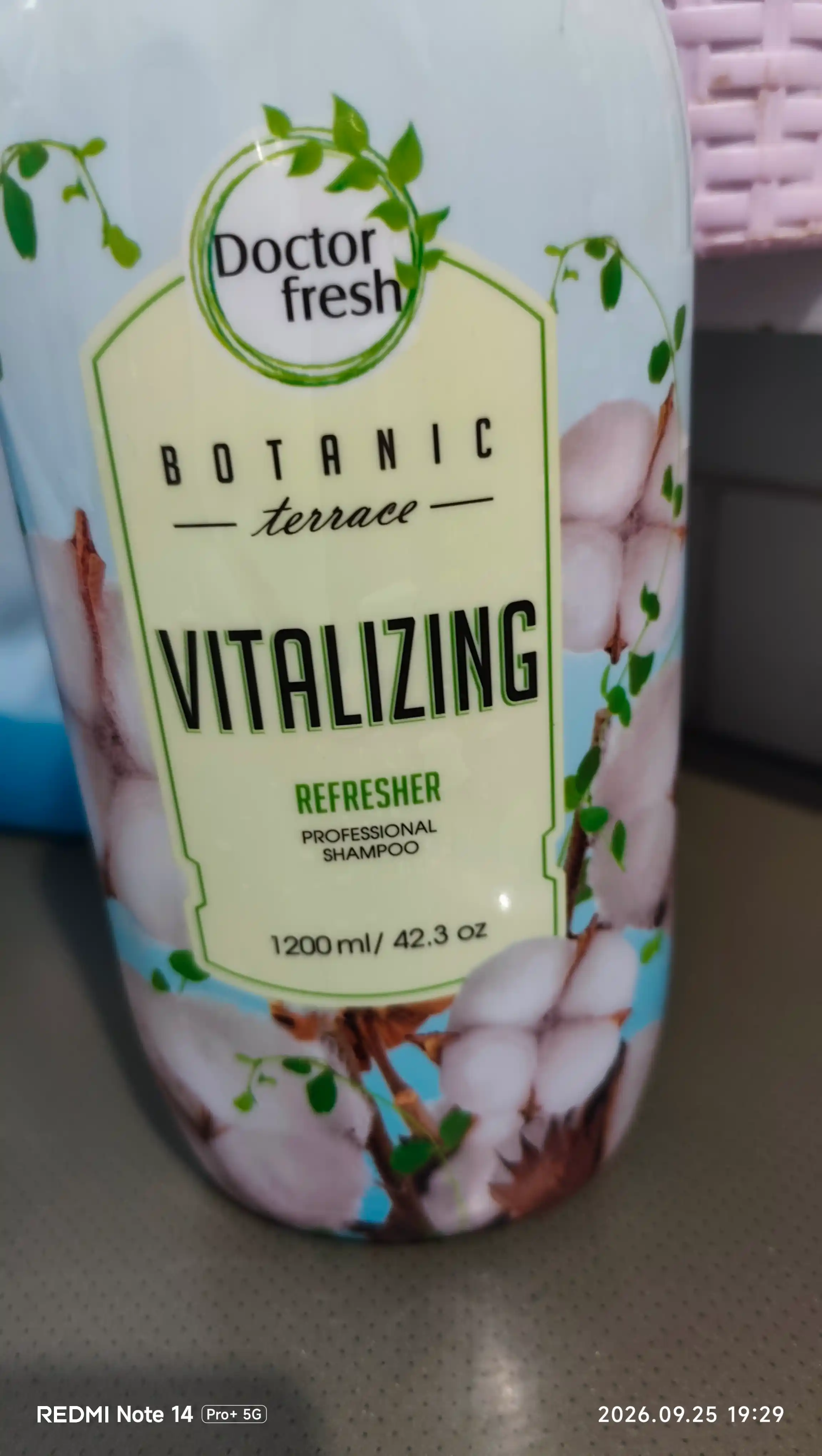 Doctor Fresh "Botanic Terrace" shampuni, barcha turdagi sochlar uchun, 1200 ml