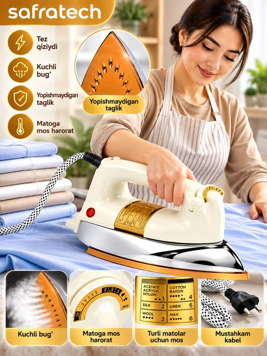 Dazmol NIKAI 1200Vt Ceramic taglik, 3kg og'irlik,  dazmollar