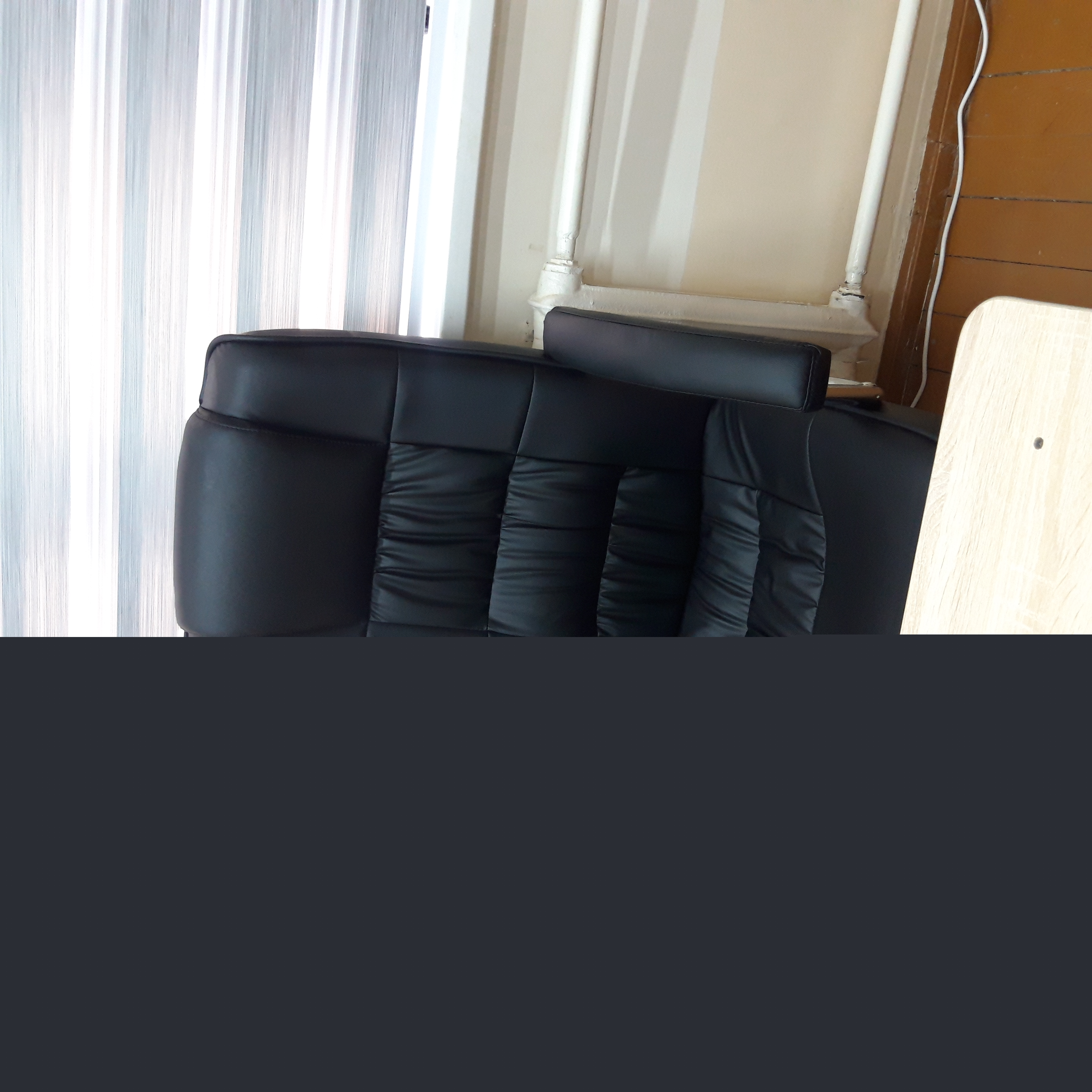Dafna LEO CHROME charm qoplamali, g‘ildirakli ofis kreslosi