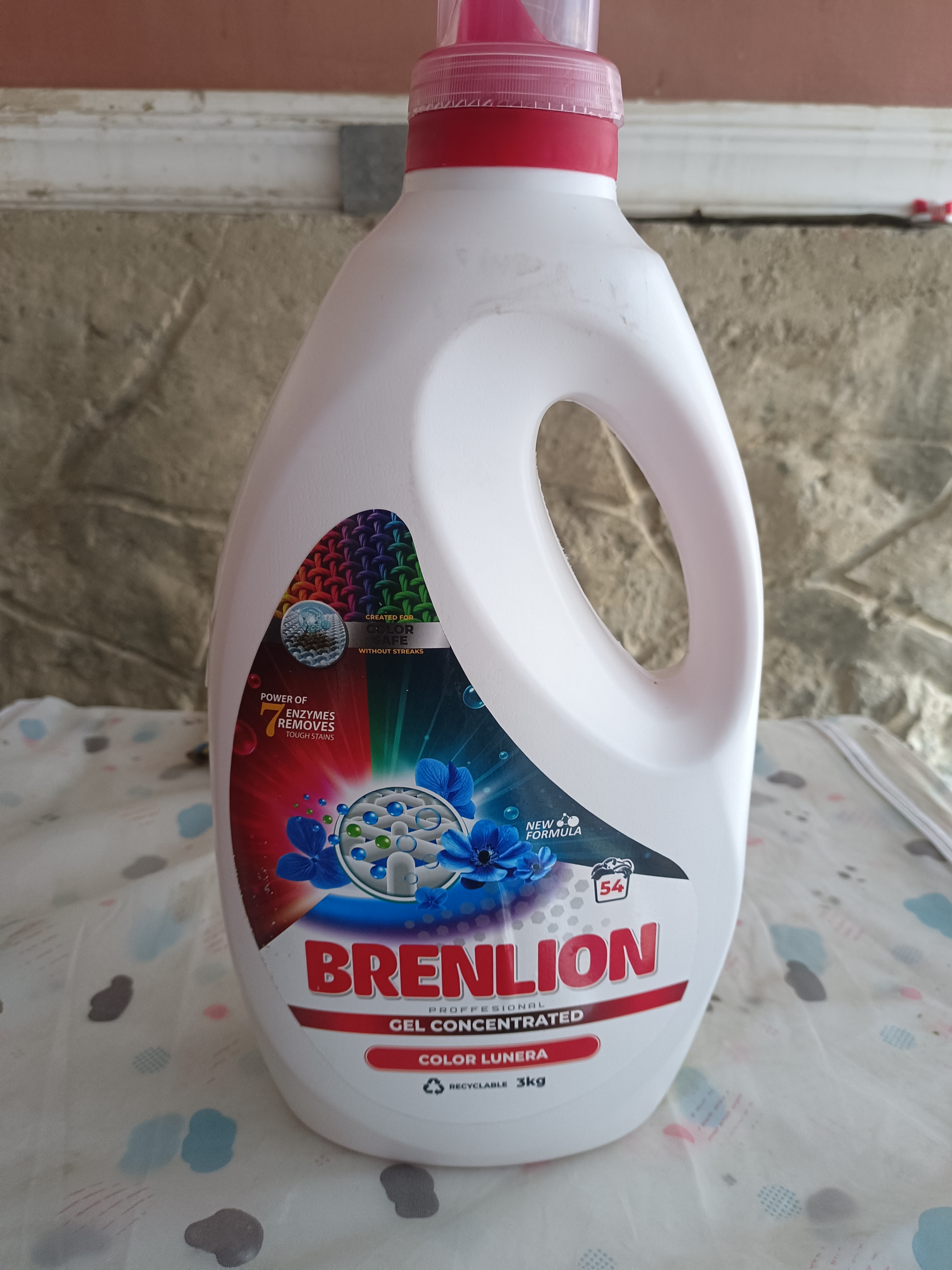 Гель для стирки Brenlion, жидкий порошок для цветного белья, стиральный гель автомат