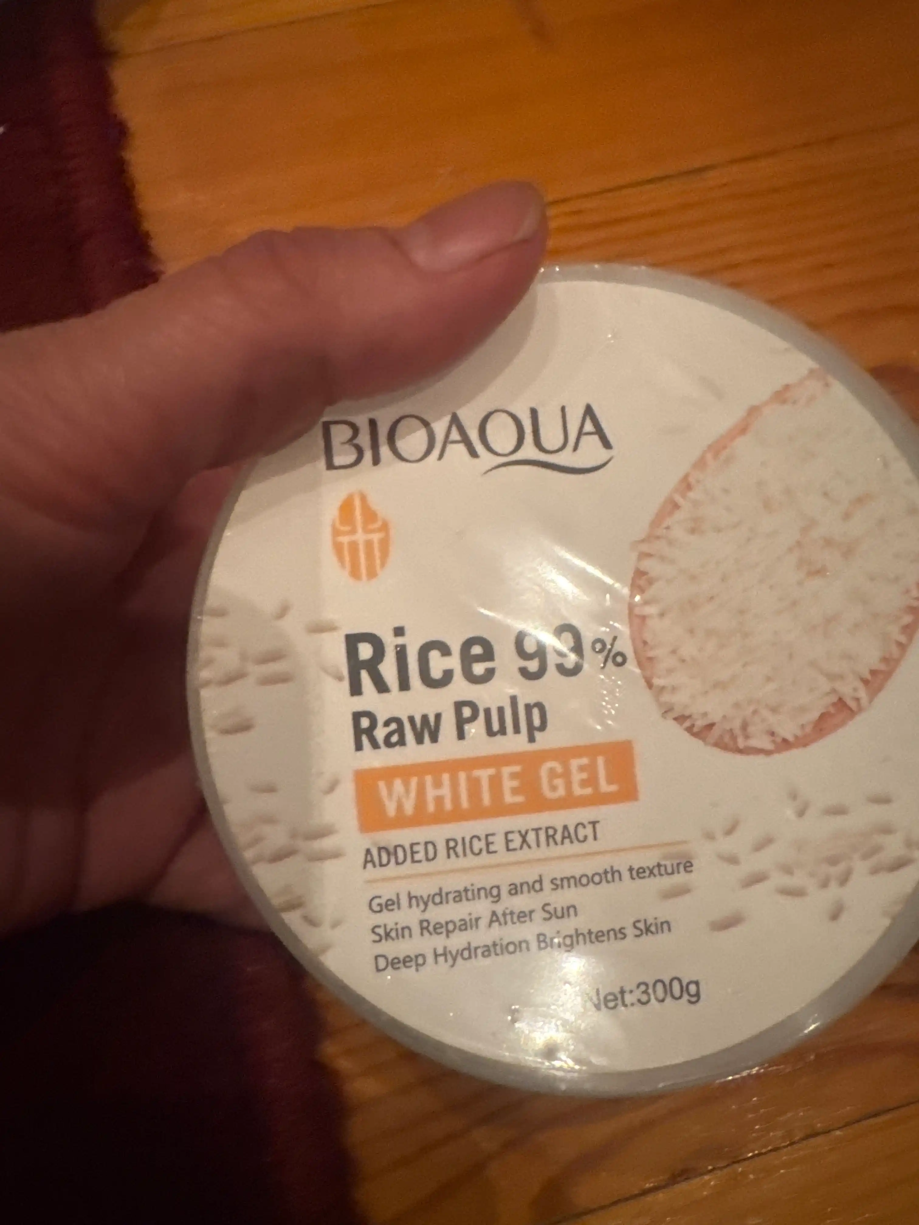 Рисовый гель для ухода за кожей лица BioAqua Rice 99%