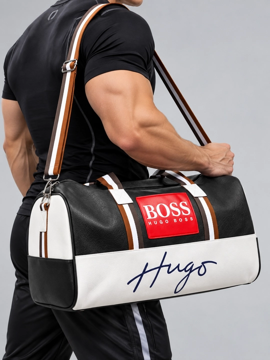 BOSS HUGO - Sport va yo‘l sumkasi sport, sayohat uchun zamonaviy sumka - 