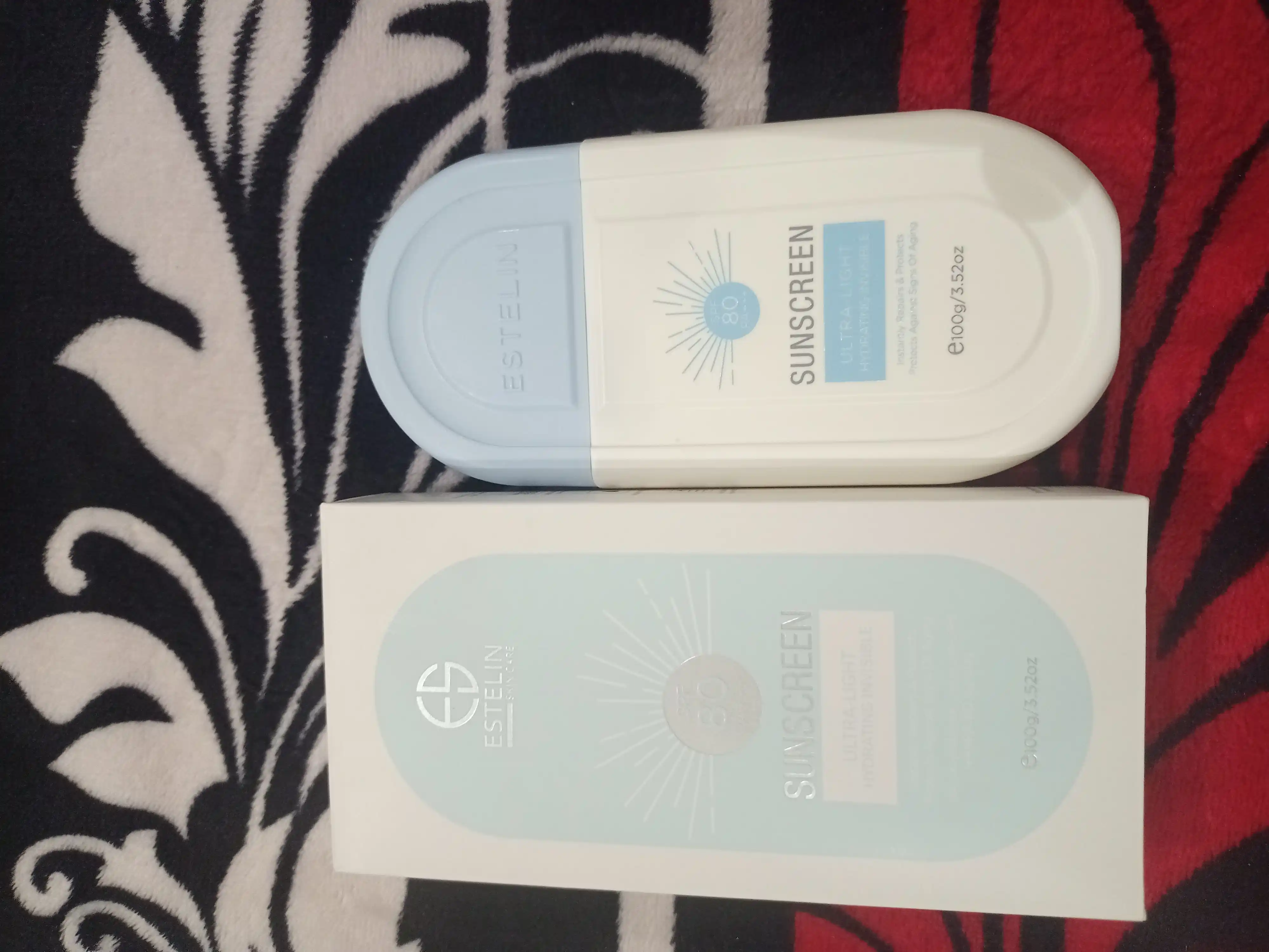 Quyoshdan himoyalovchi krem Estelin, SPF yuz va tana uchun krem, oqartiruvchi 100, 50 g