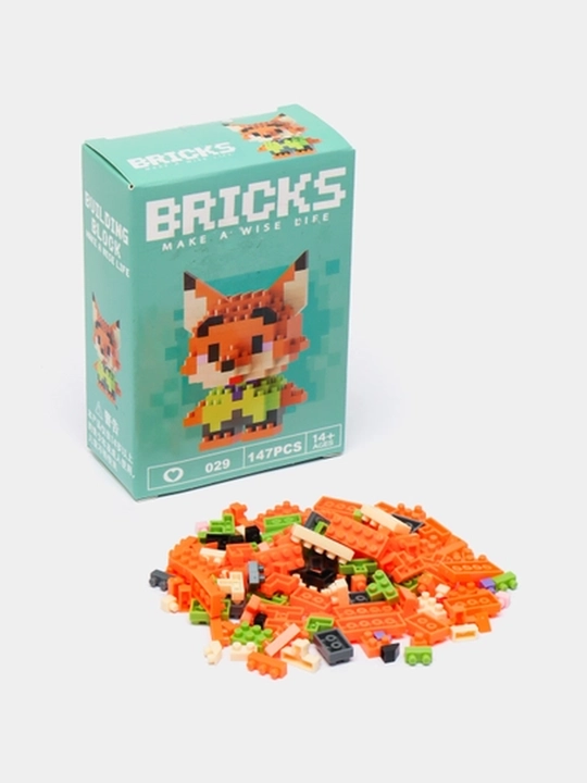 Игрушка-конструктор из мини блоков 3D, 42 вида