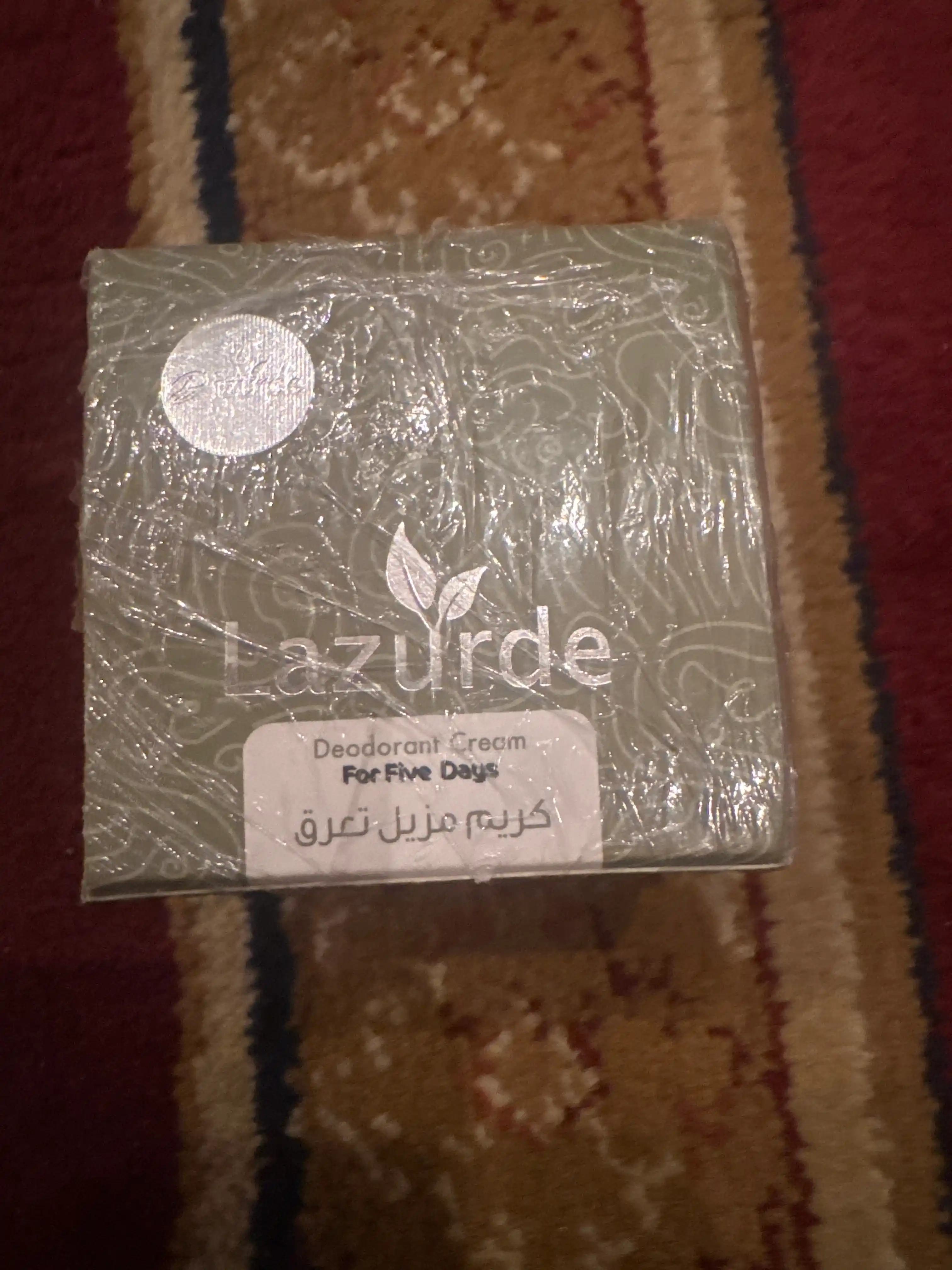 Lazurde Ayollar uchun dezodorant, ter hidiga qarshi antiperspirant krem, 50 gr