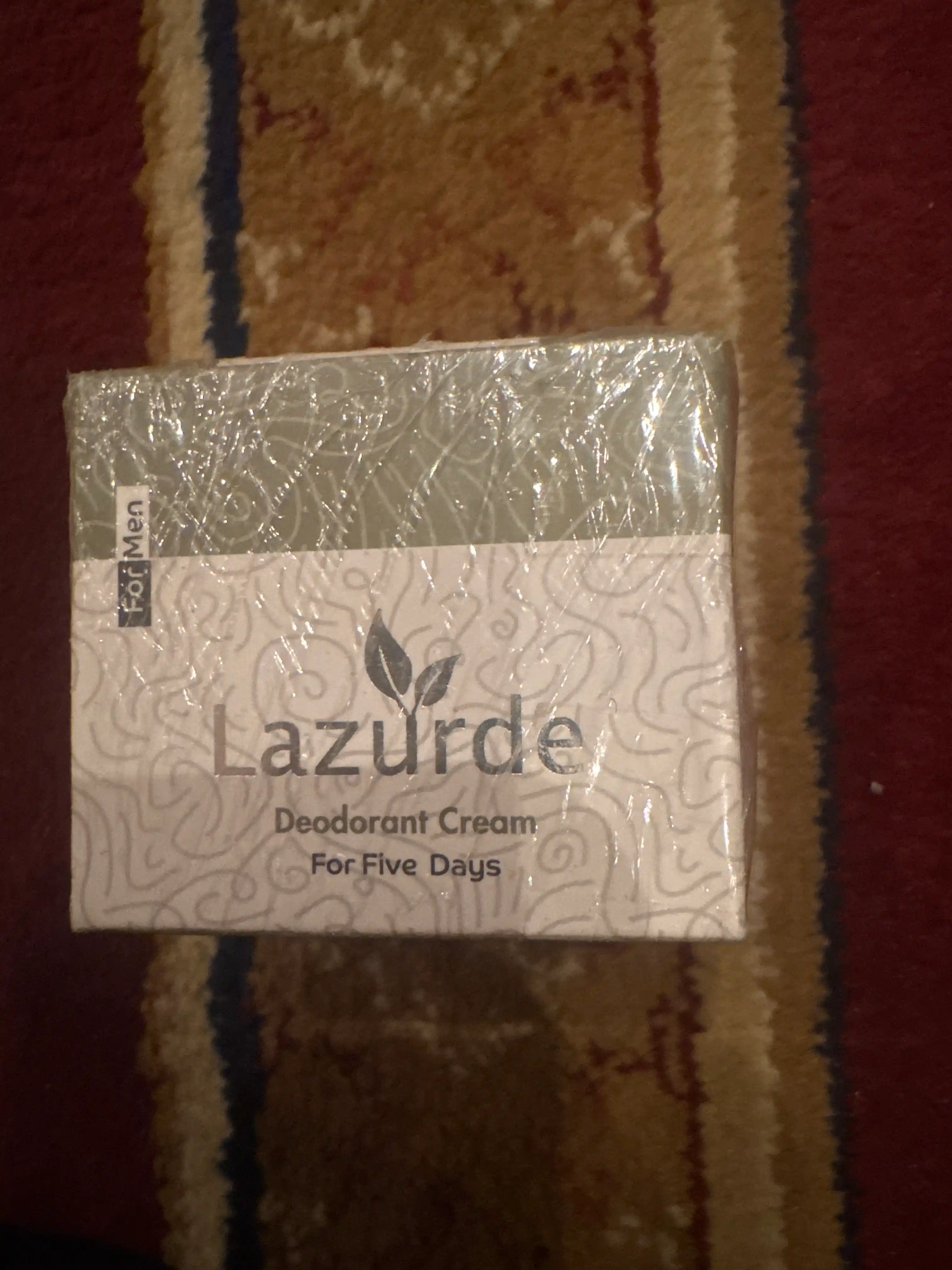 Lazurde Ayollar uchun dezodorant, ter hidiga qarshi antiperspirant krem, 50 gr