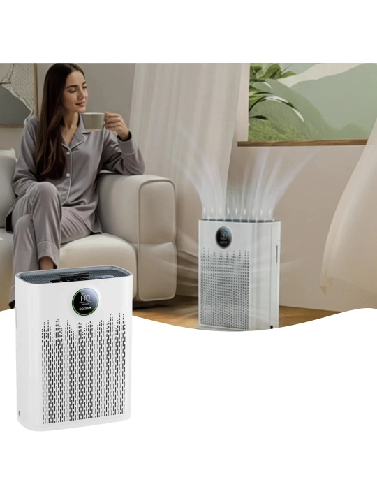 Очиститель воздуха Yesido EC23, до 25 м², 3-слойный HEPA-фильтр, управление по Wi-Fi