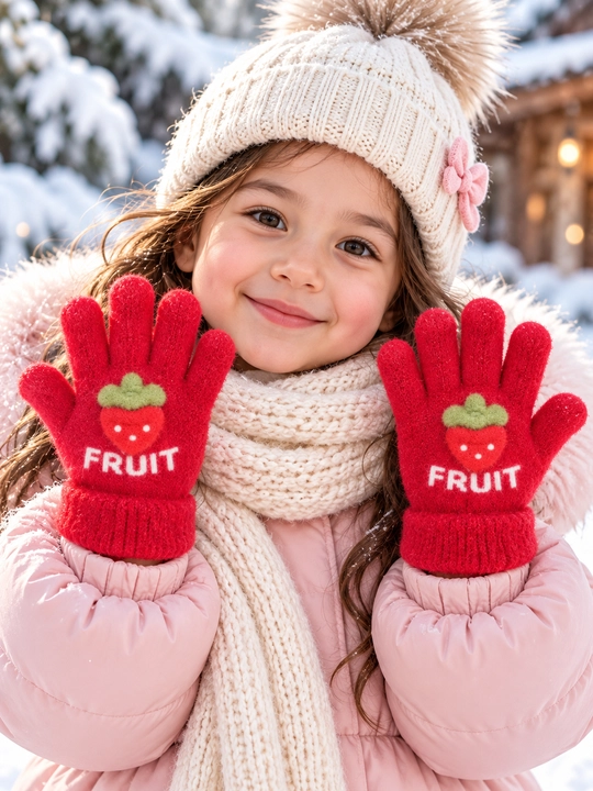 Зимние детские перчатки, на 2-3 лет