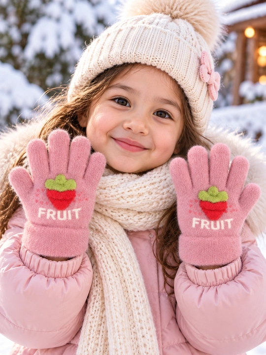 Зимние детские перчатки, на 2-3 лет