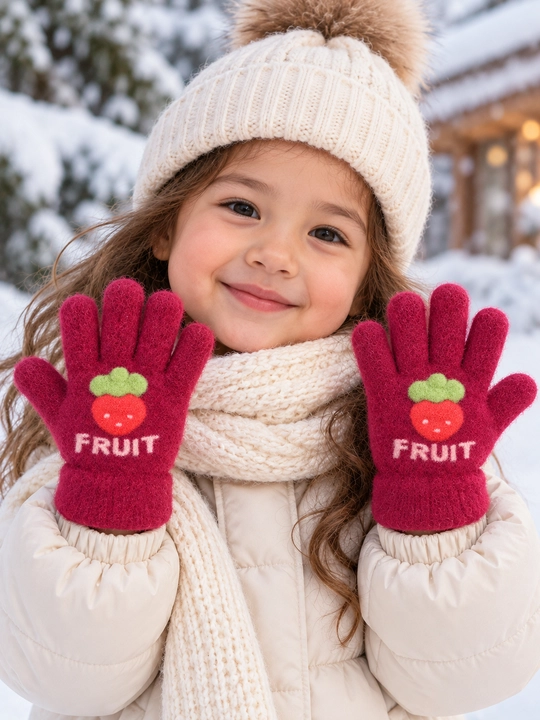 Зимние детские перчатки, на 2-3 лет