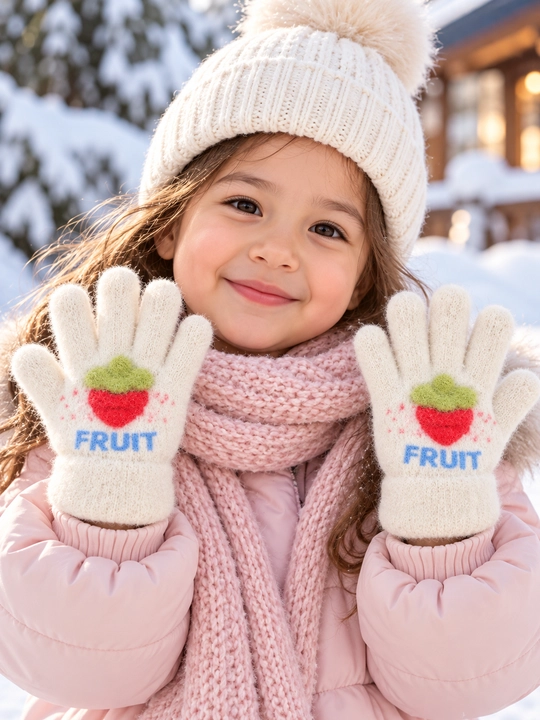 Зимние детские перчатки, на 2-3 лет