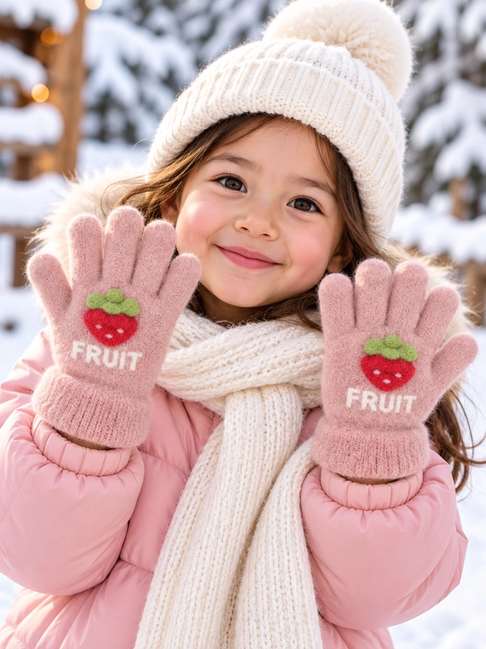 Зимние детские перчатки, на 2-3 лет